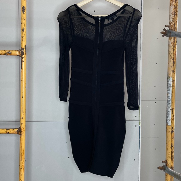 Bebe Bodycon Bandage Mini Dress - Picture 7 of 11